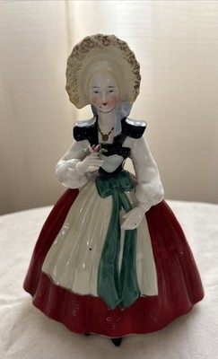 Vintage 7.5'' Ardalt Lenwile China Victorian Lady Figurine