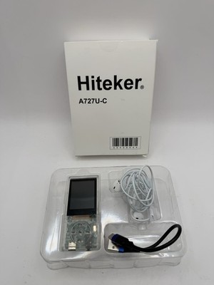 Hiteker Clear Prison MP3 Player With AM/FM Radio Model A727U-C With Box