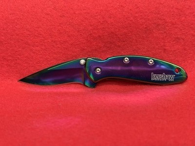 Kershaw Rainbow Chive Folding Knife 1600VIB Ken Onion Design