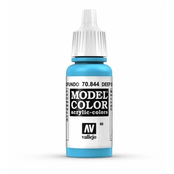 Vallejo VJ70844 Model Color 17 ml Acrylic Paint - Deep Sky Blue - Image 4