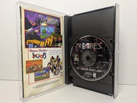 Mr. Bones (Sega Saturn, 1996)  CIB Complete W/ Manual & Reg Card Tested Working