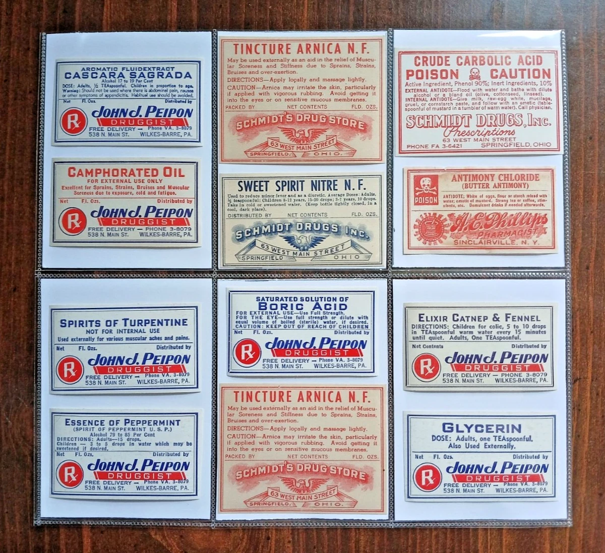 Medicine Labels In Collectible Medicine Bottles 1900-Now for sale