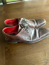 Jeffery West men's dark brown shoes size 8