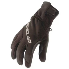 Cold Protection Gloves, Fleece Palm, Micro Fleece Lining, Black, S ( 7 )