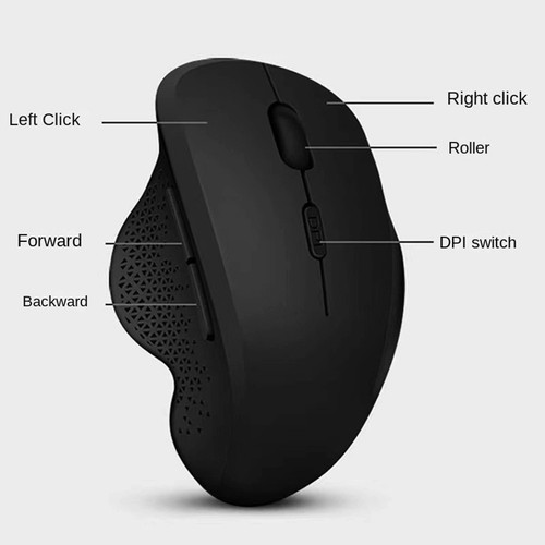 1X(Kabellose Maus Bluetooth für Computer Laptop Dual Mode Ergonomische Wied8417 - Bild 7 von 10