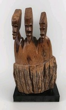 Afrikanische Holzschnitzkunst Figurengruppe ca. 24,5 cm hoch