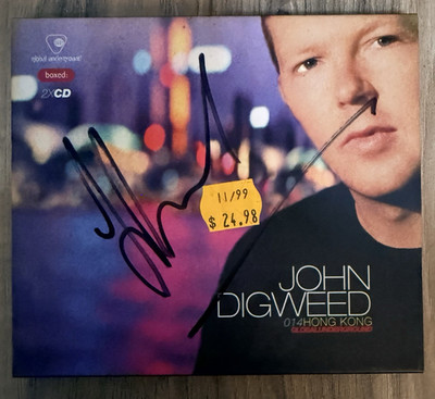 John Digweed Signed Global Underground 014 Hong Kong 2CD Autographed Rare OOP