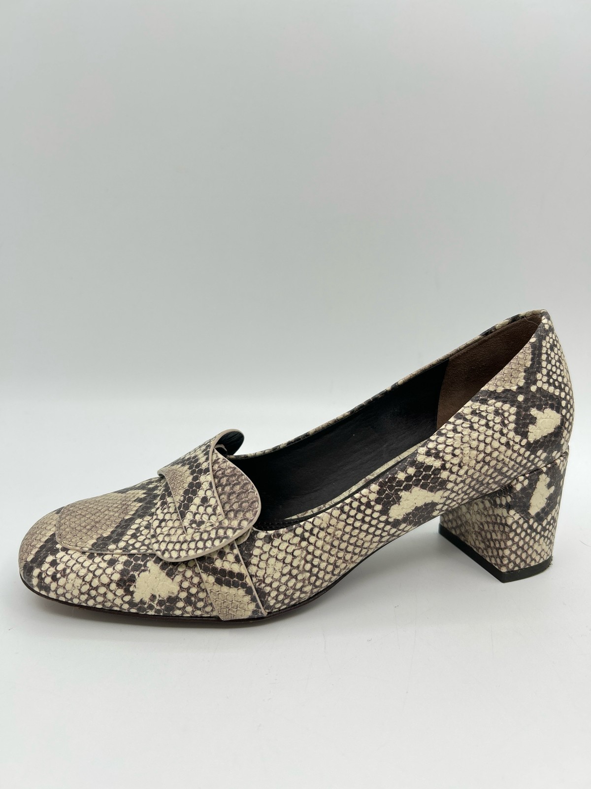 TORY BURCH Size 8.5 Beige Snake Python print Wome… - image 6