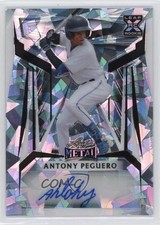 2023 Leaf Metal Auto Silver Crystals 7/8 Antony Peguero #BA-AP1 Auto 00c9