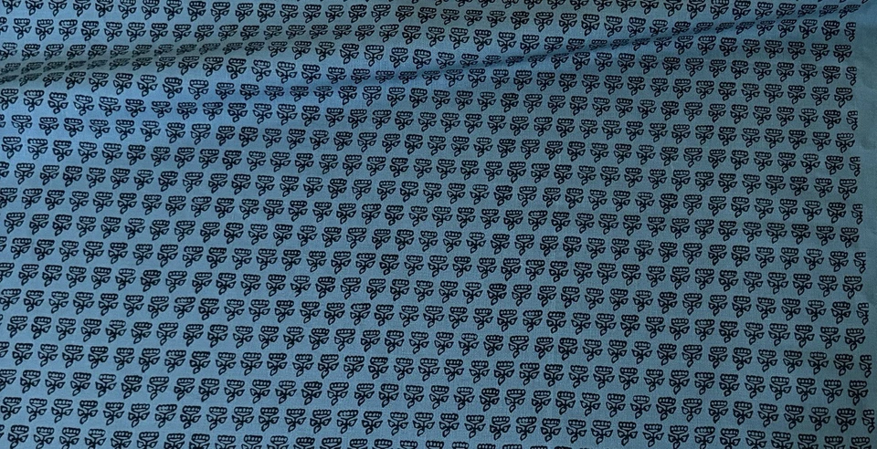 THIBAUT MIMI Thibaut F936443 Teal Fabric 1 1/2 YARDS 54"W - Image 2 of 3