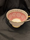Vintage Aynsley Teacup and Saucer Pink Scroll Lace Pattern 28 Mint Bone China — photo 7