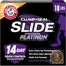 Clumping Cat Litter Multi-Cat Odor Control Easy Clean Technology 14 lb