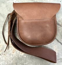 October Country Muzzleloading Beavertail Possibles Leather Bag