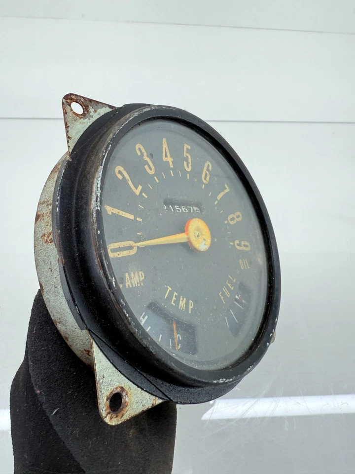 Medidores de velocímetro Cluster CJ5 CJ6 Willys Jeep años 50 y 60 OEM CJ 90 mph C36-4 Foto 4 de 4