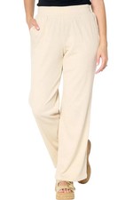 Belle by Kim Gravel Women's Packabelle Getaway Solid Beach Pant Sand