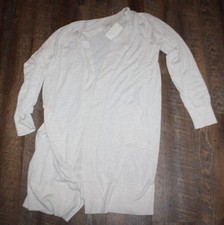 Women's Duster Cardigan - A New Day size XL cream