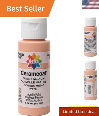 Professional Quality Non-Toxic Acrylic Paint - 2 oz, Medium Flesh Matte