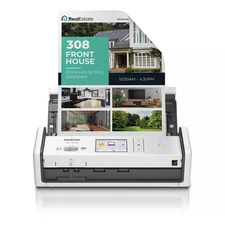 Brother - ADS-1800W Compact Wireless Duplex Desktop Scanner with Single Pass ...