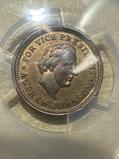 Political CWT - Fuld 132/149a R-4 PCGS MS63-BN- Abraham Lincoln / Andrew Johnson