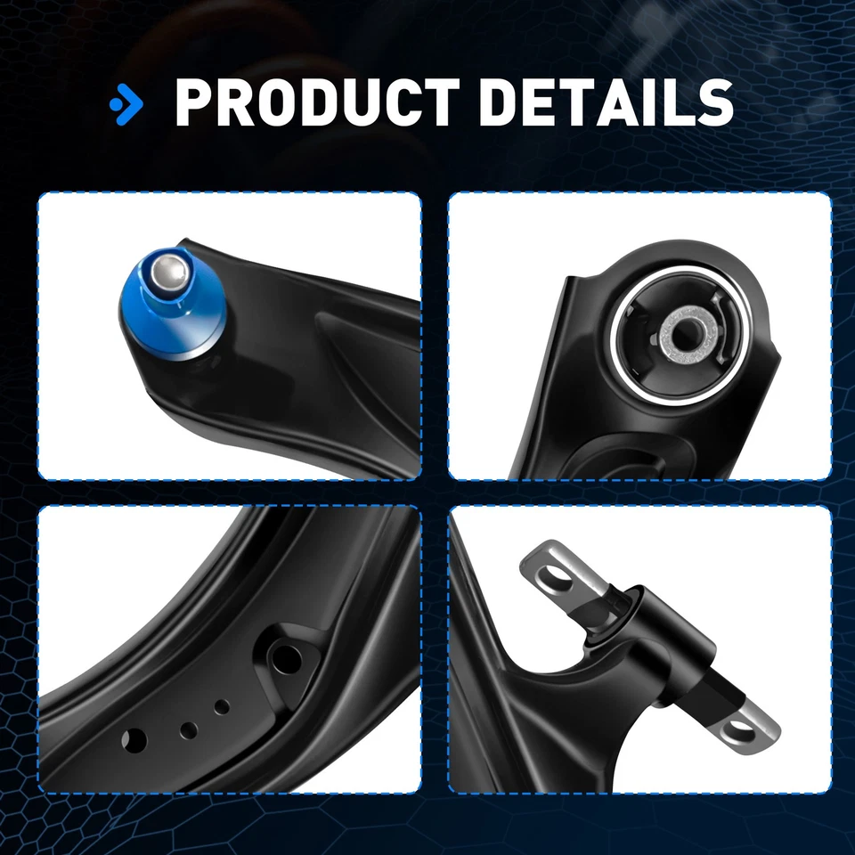 Brazos de control delanteros inferiores izquierdo + derecho originales Nissan para Rogue 2008-2015 Foto 2 de 4