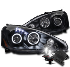 For 2005 2006 Acura Rsx Black Ccfl Halo Led Projector Headlight50w 6k Xenon Hid For 2005 2006 Acura Rsx Black Ccfl Halo Led Projector Headlight50w 6k Xenon Hid