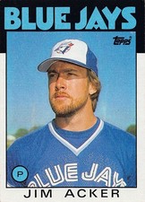 1986 Topps - Jim Acker #569 Toronto Blue Jays