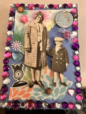 Romantic Junk Journal Supplies. Cards of nostalgia 
