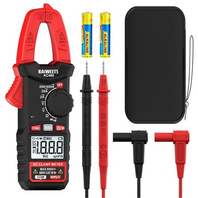 Clamp Clamp Mini Digital Clamp Multimeter 400A AC Current Meter with 600V AC/...