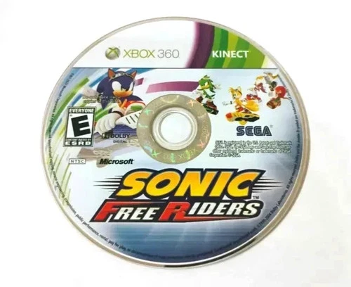 Sonic Free Riders (Microsoft Xbox 360, 2010) Disc Only