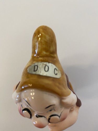 Walt Disney Doc Ceramic Figure Snow White Seven Dwarfs Vintage - 第 2/14 張圖片