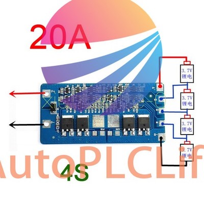 4S 20A Li-ion Lithium 18650 Battery BMS Protection PCB Board 14.8V 16.8V Cell M8