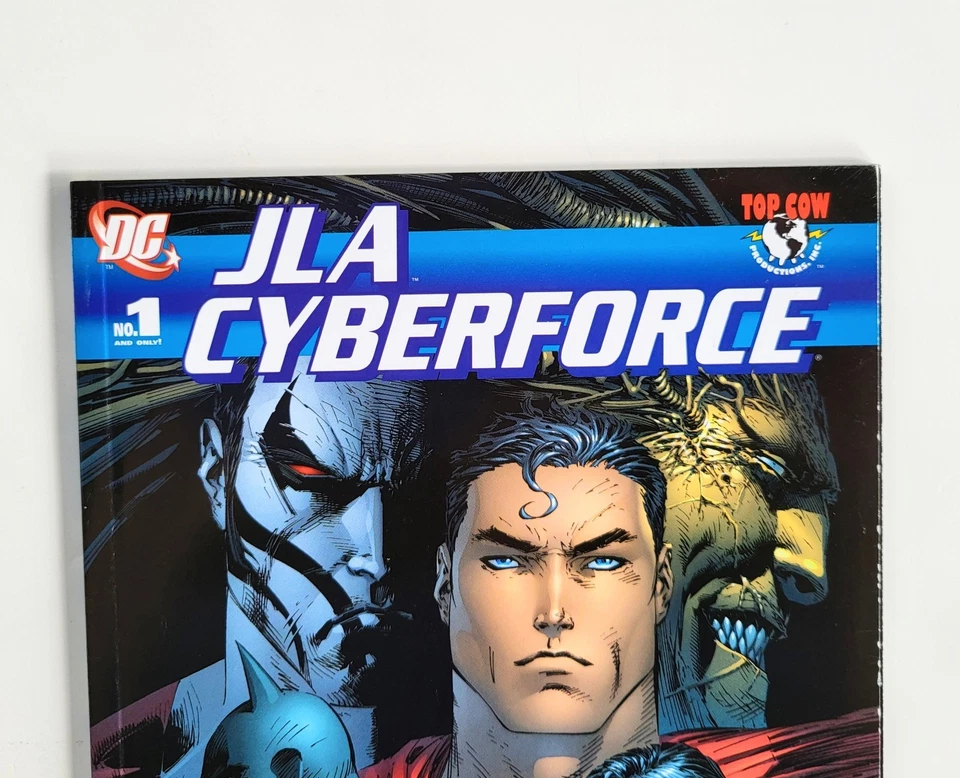 JLA Cyberforce #1 DC Top Cow (2005) 一次性超人蝙蝠侠神奇女侠全新 — 第 2/4 张图片