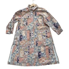 Davi & Dani Patchwork Print Shirt Dress Small Zimmermann