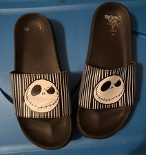 Disney Jack Skellington Slide Sandals Nightmare Before Christmas Size 9 used