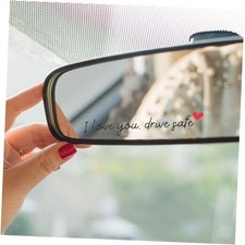 6 Pcs I Love You Drive Safe Mirror Sticker, Cute Car Stickers, Vinyl Rearview