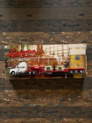 1:87 Sammler-Truck Werbetruck Biertruck Budweiser Budvar Peterbilt 377