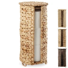 Toilet Paper Roll Holder Stand, Free Standing Bathroom Tissue Storage Basket