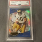 2000 Quantum Leaf Tom Brady Rookie RC #343 Patriots PSA 9
