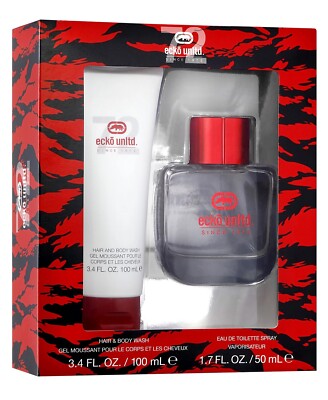 SET Men Ecko UNLTD 72 Since 1972 by MARC ECKO EDT Spray 1.7 OZ 2PC SET