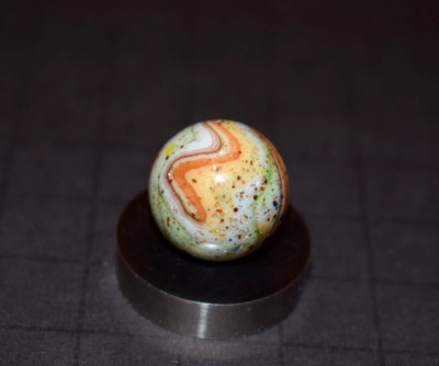 Choice Picke JABO Speckled Swirl Toy Marble Size .703'' = 45/64'' MINT!