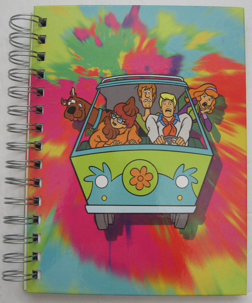 Scooby Doo Notepad Spiral Bound Gang in the Van Psychedelic | eBay