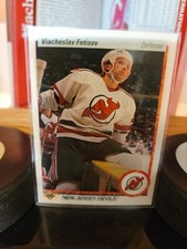 Viacheslav Fetisov Upper Deck Card #176 RC.