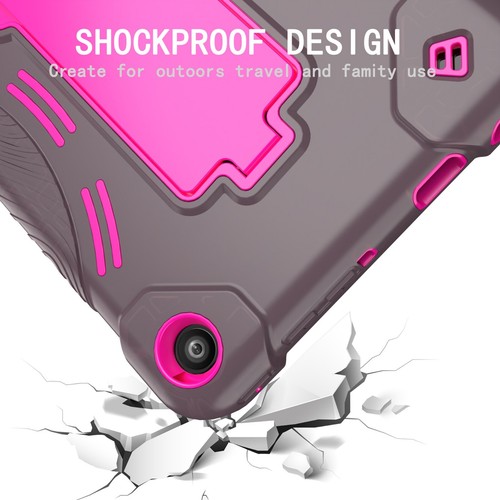 For Amazon Fire 7 inch 12th Gen 2022 Kids Friendly Shockproof Stand Hybrid Case - Picture 5 of 16