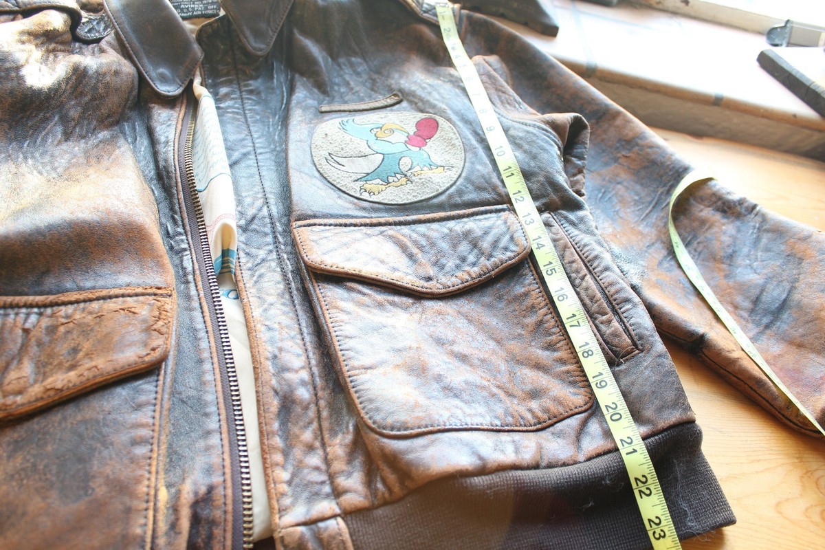 Vtg. Avirex Type A-2 Army Air Forces Flight Jacket with Pin Vtg. Avirex Type A-2 Army Air Forces Flight Jacket with Pin