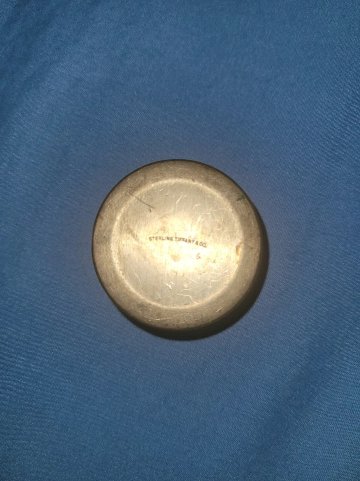 Nivel de burbuja redondo de plata esterlina Tiffany & Co vintage *Leer descripción* Foto 2 de 4