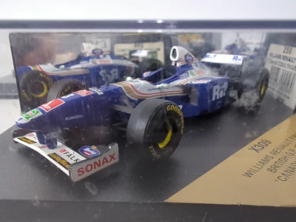 7x Onyx 1:43 Williams Renault 202B 203 210 235 256 282 X309 Diecast F1 Models - Image 2 of 4