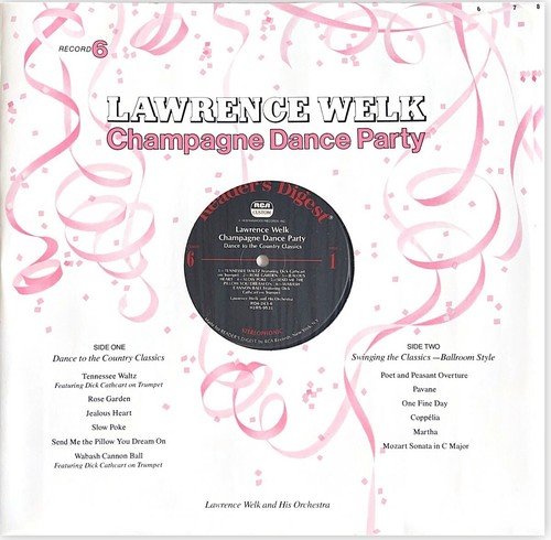 Lawrence Welk Champagne Dance Party Readers Digest 1978 Vinyl LP Record Box Set - Picture 9 of 11