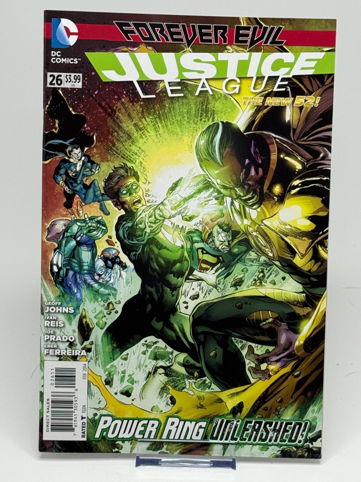 Justice League #26 DC New 52 Green Lantern Forever Evil Johns Reis 2014 Power