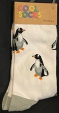 Cool Socks Penguin Design socks - Crew 8-12