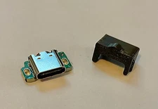 Nintendo Game Boy Gameboy Advance GBA SP USB-C Power and Audio Mod - Clear Bezel